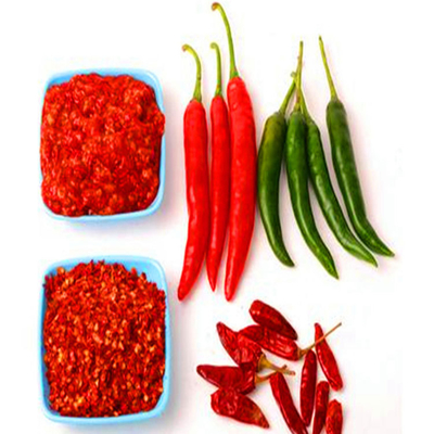 Kurutulmuş Tianjin Red Chili Peppers Oda sıcaklığı Malzemeler 100g Uzun
