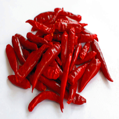 7 cm sapsız kurutulmuş kırmızı biber % 12 nemli maksimum birim ağırlığı 25 kg/poşet