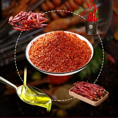 Hava Kurutulmuş ve Güneş Kurutulmuş Süreç Kuru Paprika Biberleri Yumuşak Yapısı