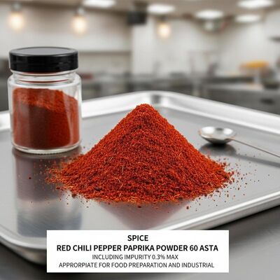 Chilli Paprika  Powder Chilli Fine Powder Texture 0 to 20000 SHU Used in Ready Meals and Snack Foods Production