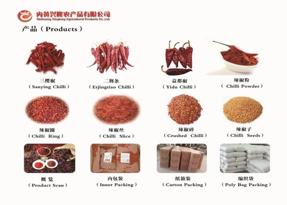Yemek Malzemesi İçin Tianjin Tien Tsin Kurutulmuş Kırmızı Biber