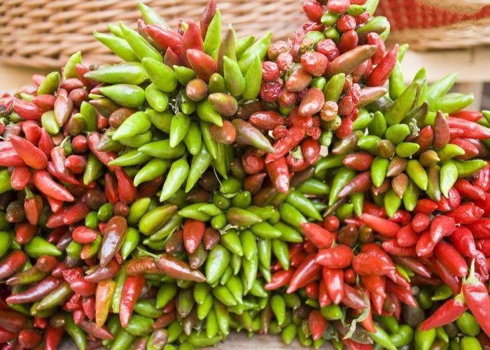 Kurutulmuş Kuş Gözleri Çili Yüksek Sıcaklık Seviyesi 10000-20000shu Çili Biberi Senin Faydan için